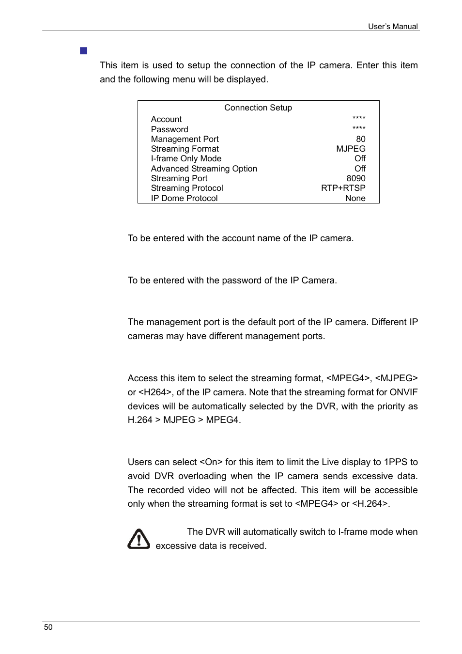 Connection setup | ARM Electronics XR&HD480 OSD User Manual | Page 51 / 111