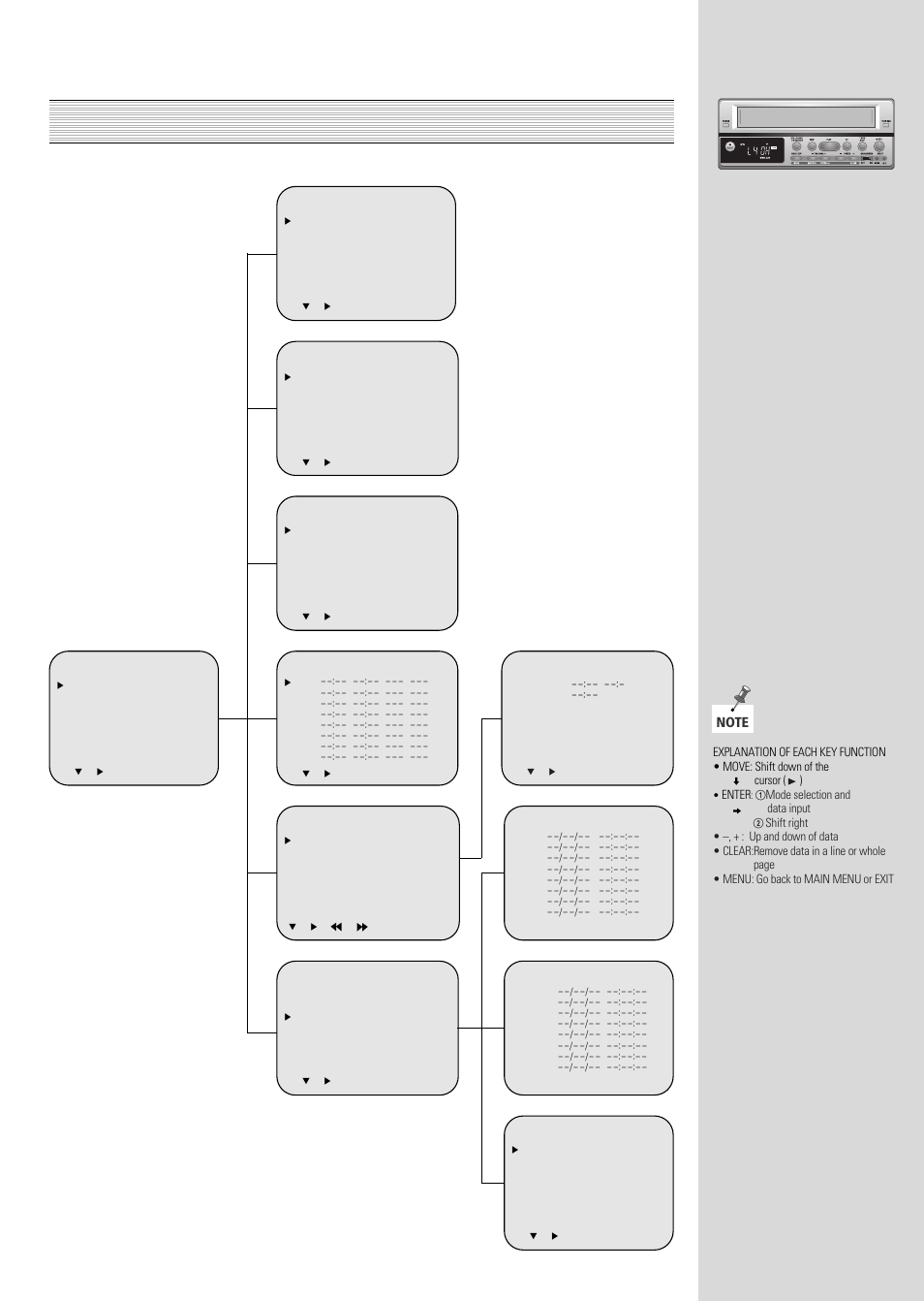 Setting the menus ( continued ), English-13 | ARM Electronics Casino VCR800 User Manual | Page 13 / 34
