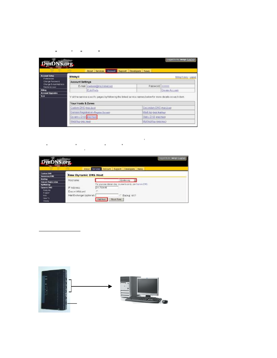 Step3 : login router | ARM Electronics ENDVR9A User Manual | Page 29 / 53