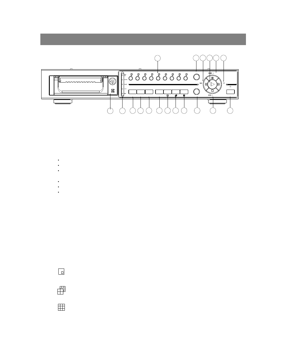 Front panel, Removable hdd cartridge, Led light | Menu, Enter, Select, Zoom | ARM Electronics ENDVR9A User Manual | Page 7 / 53