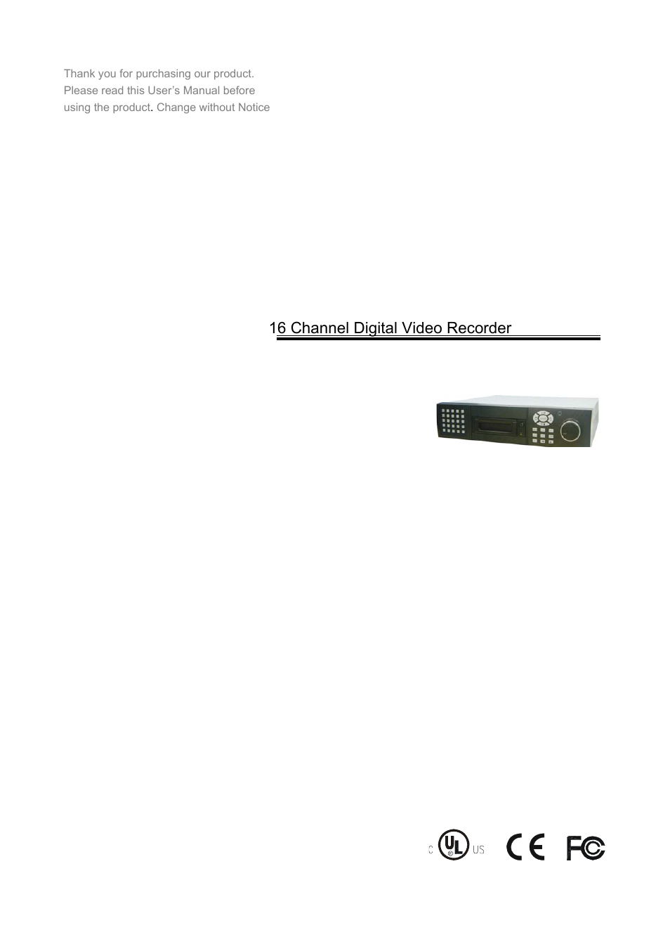 ARM Electronics NDVR16 User Manual | 50 pages
