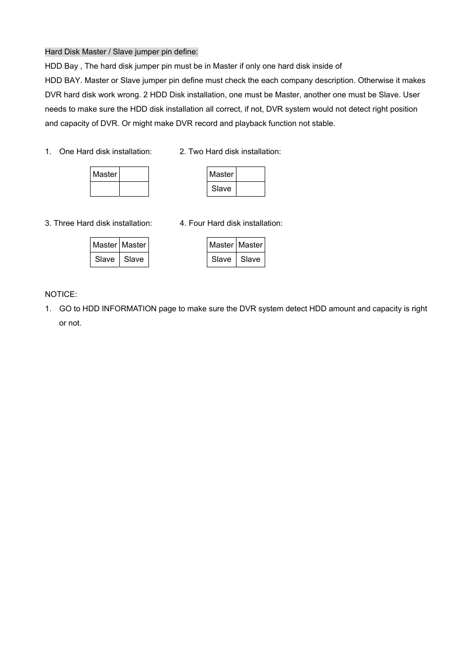 Master | ARM Electronics NDVR16 User Manual | Page 39 / 50
