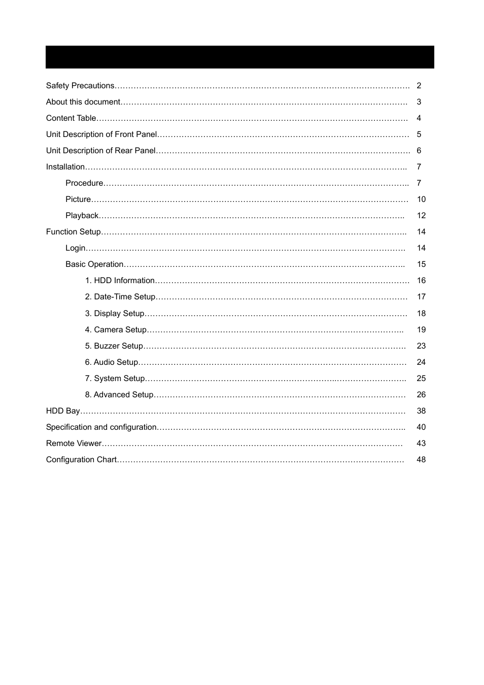 ARM Electronics NDVR16 User Manual | Page 4 / 50