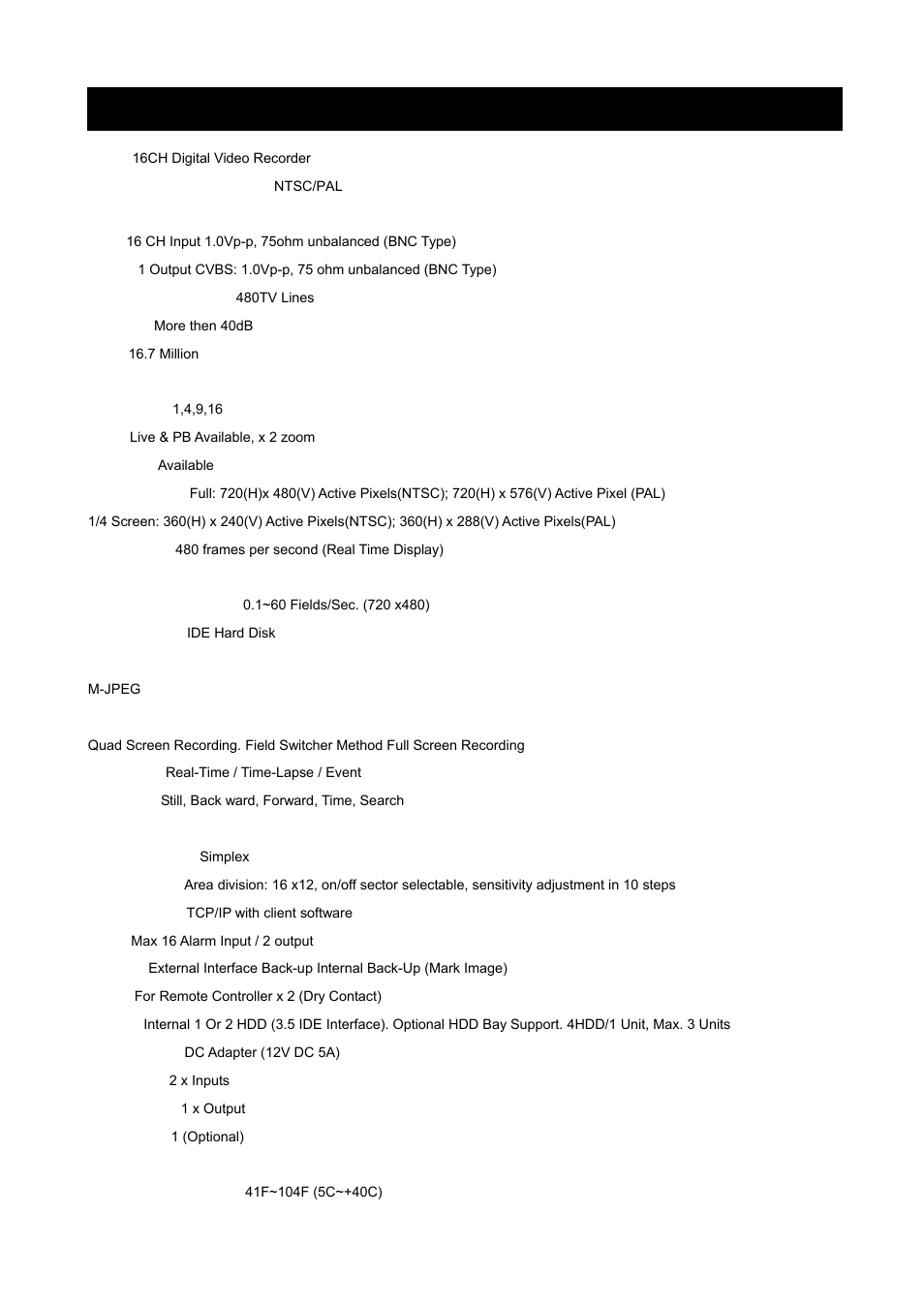 ARM Electronics NDVR16 User Manual | Page 40 / 50