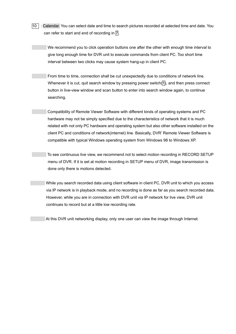 ARM Electronics NDVR16 User Manual | Page 47 / 50