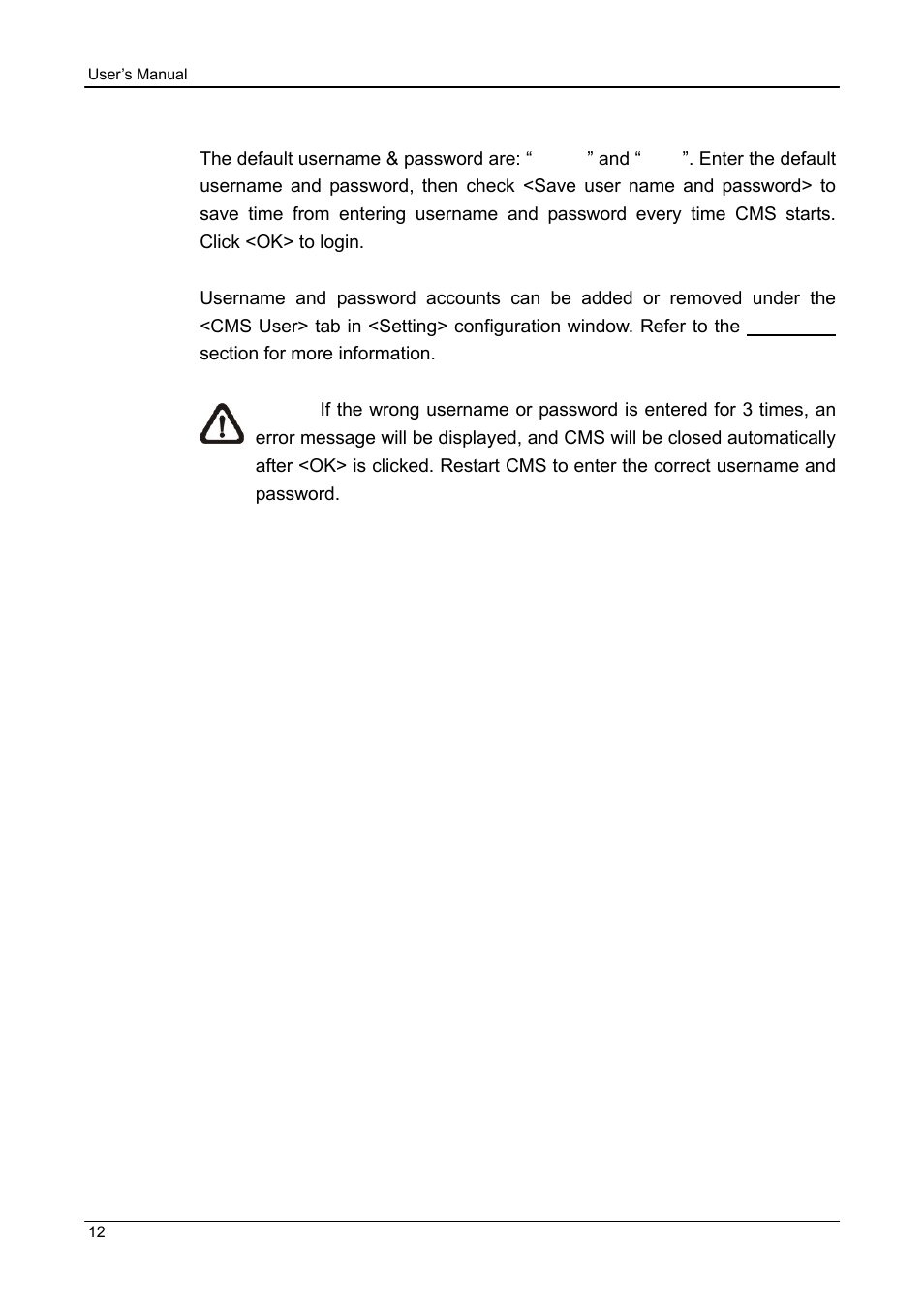 2 login | ARM Electronics CMS User Manual | Page 13 / 122