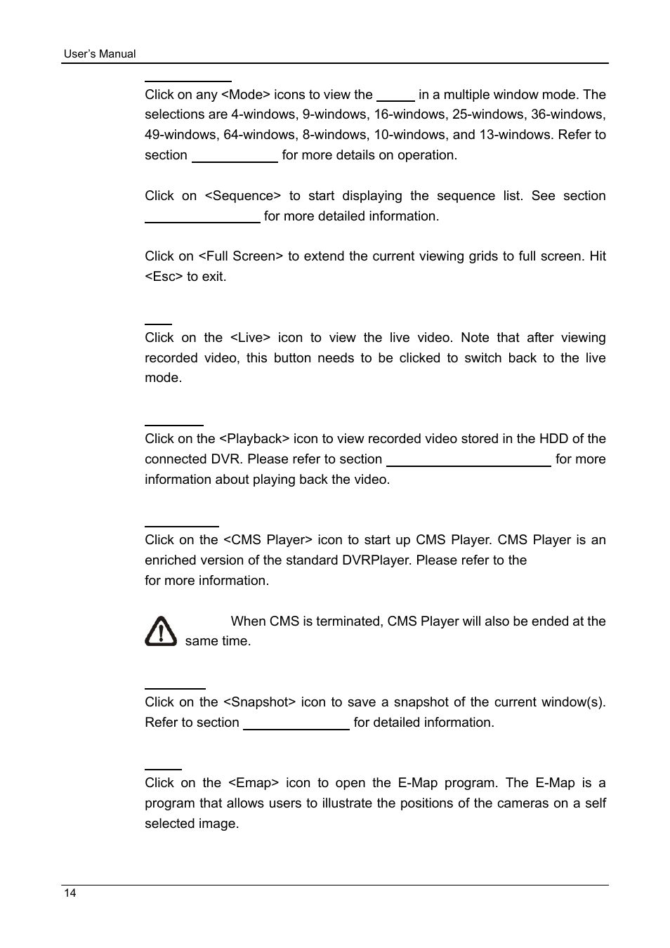 ARM Electronics CMS User Manual | Page 15 / 122