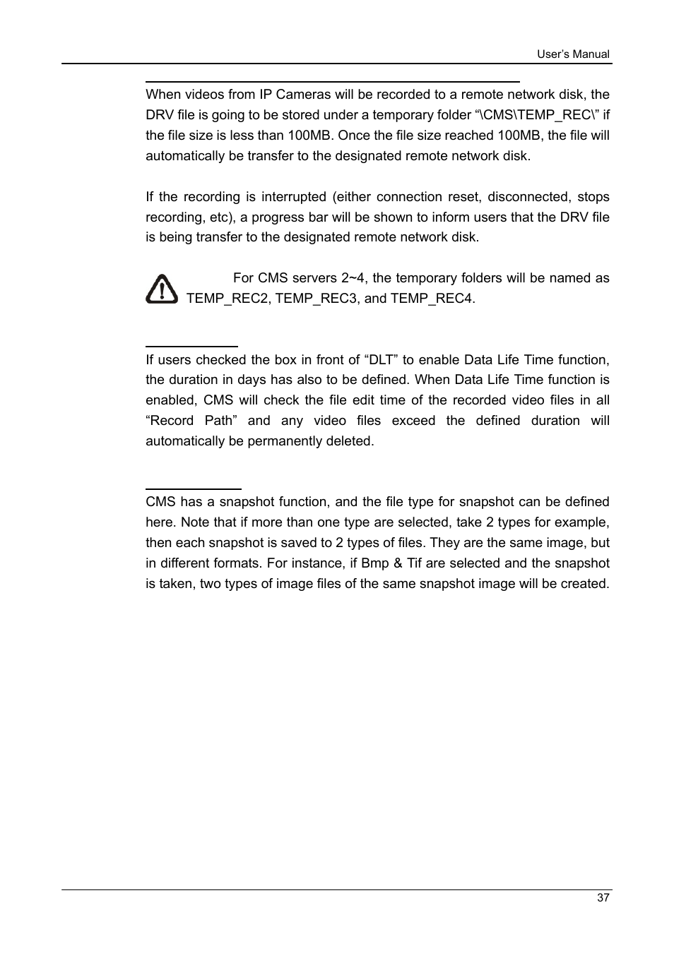 ARM Electronics CMS User Manual | Page 38 / 122