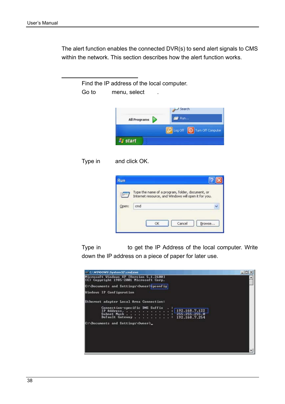 4 alert events | ARM Electronics CMS User Manual | Page 39 / 122