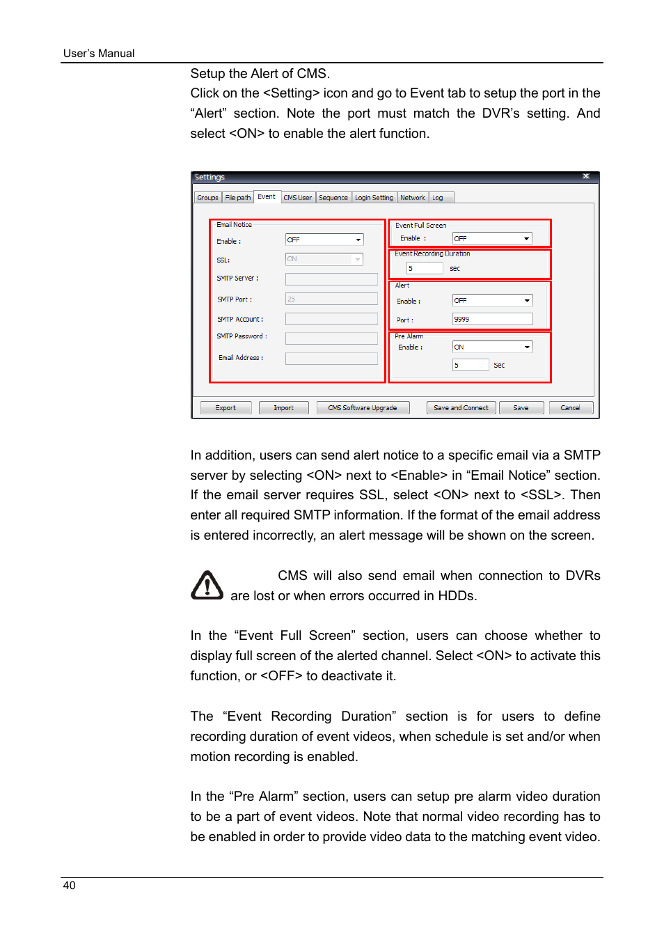 ARM Electronics CMS User Manual | Page 41 / 122