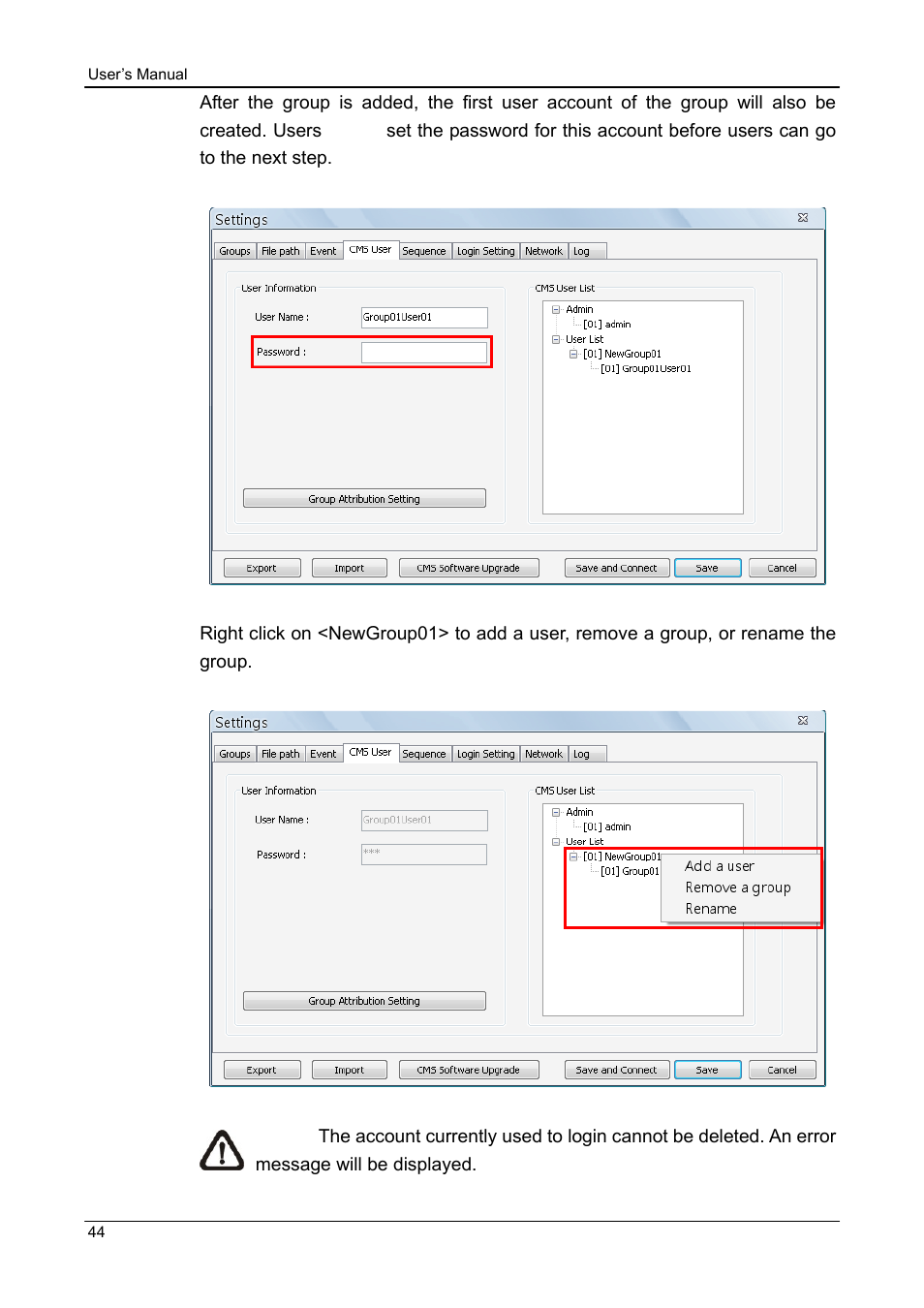 ARM Electronics CMS User Manual | Page 45 / 122