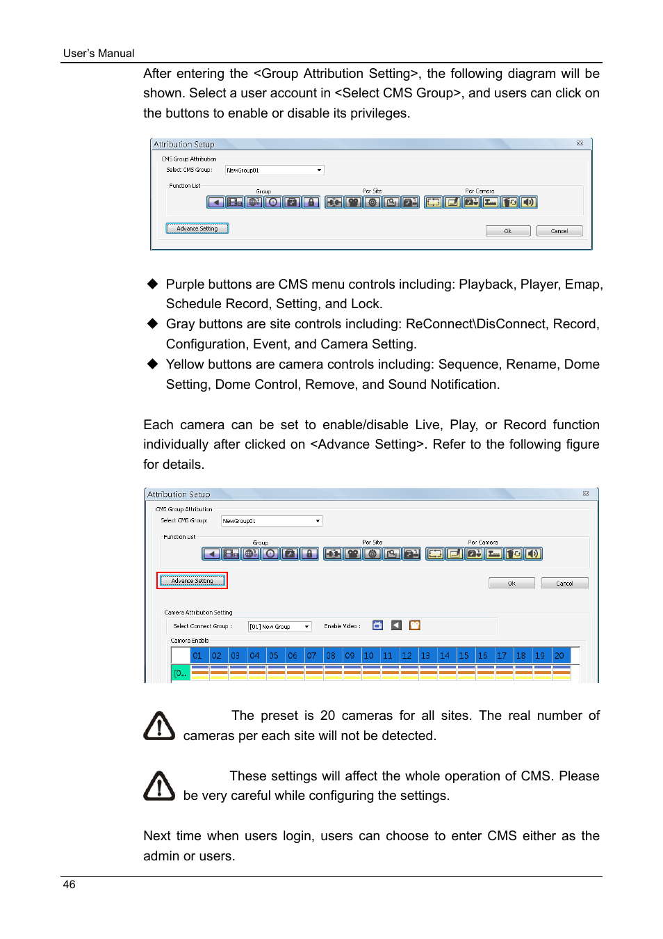 ARM Electronics CMS User Manual | Page 47 / 122
