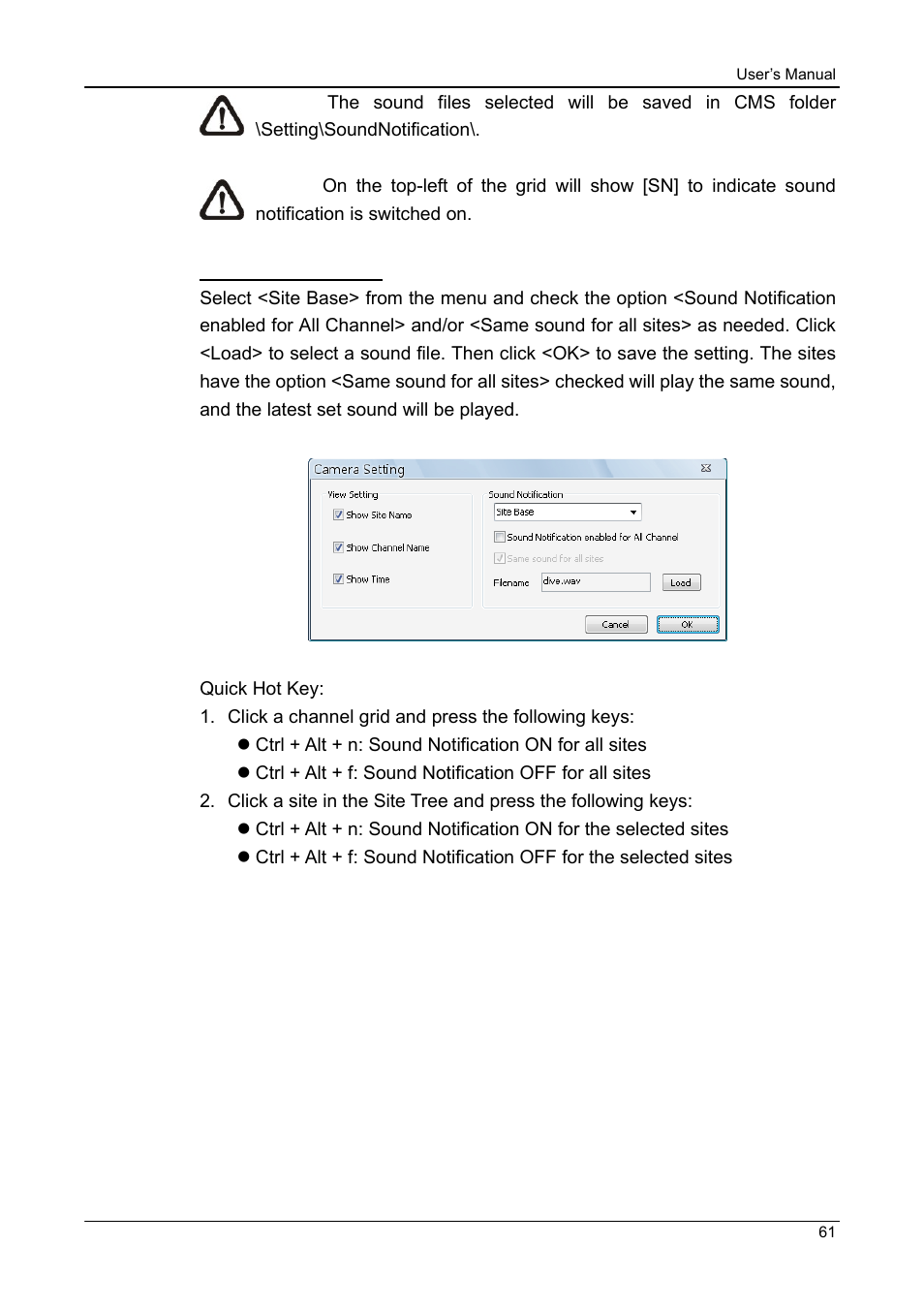 ARM Electronics CMS User Manual | Page 62 / 122