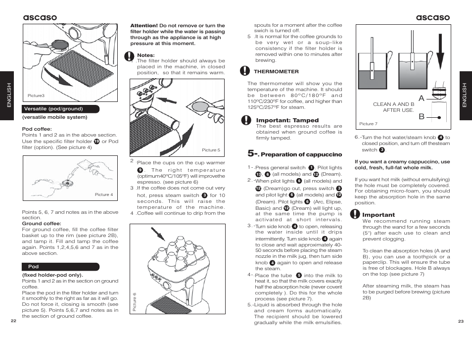 Ascaso | Ascaso Dream User Manual | Page 14 / 54