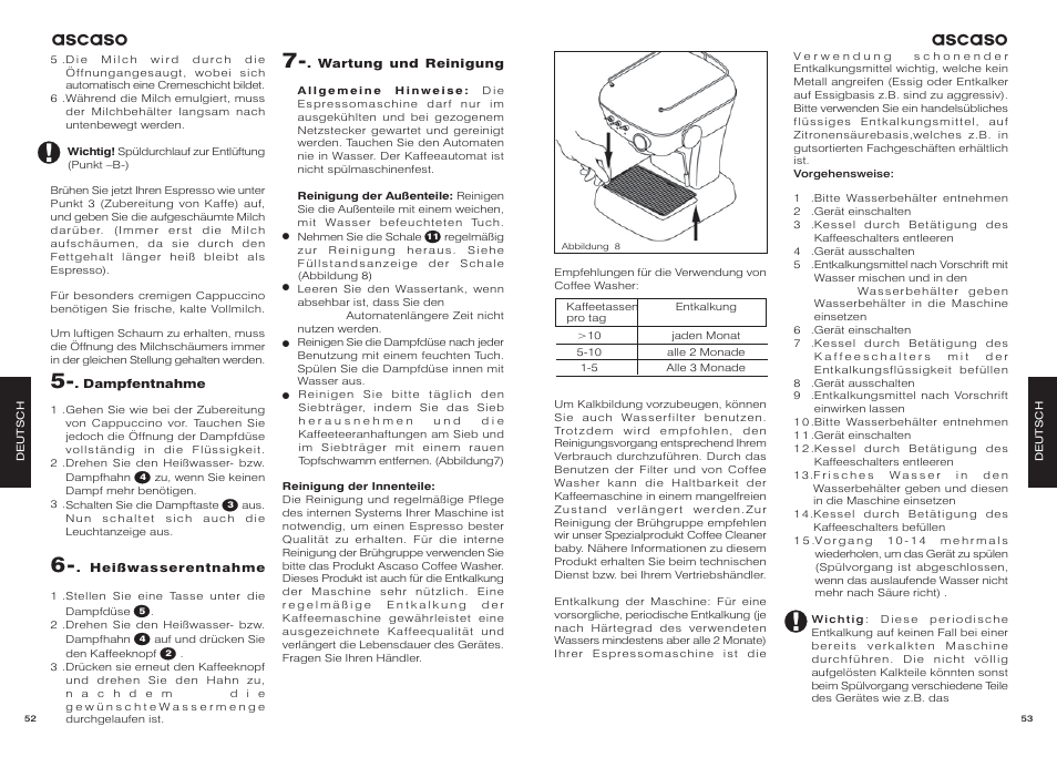 Ascaso | Ascaso Dream User Manual | Page 29 / 54