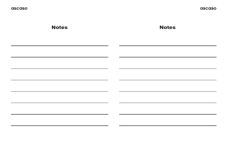 Ascaso Dream User Manual | Page 54 / 54