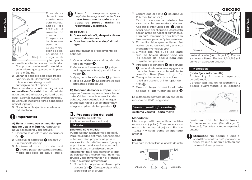 Ascaso | Ascaso Dream User Manual | Page 6 / 54