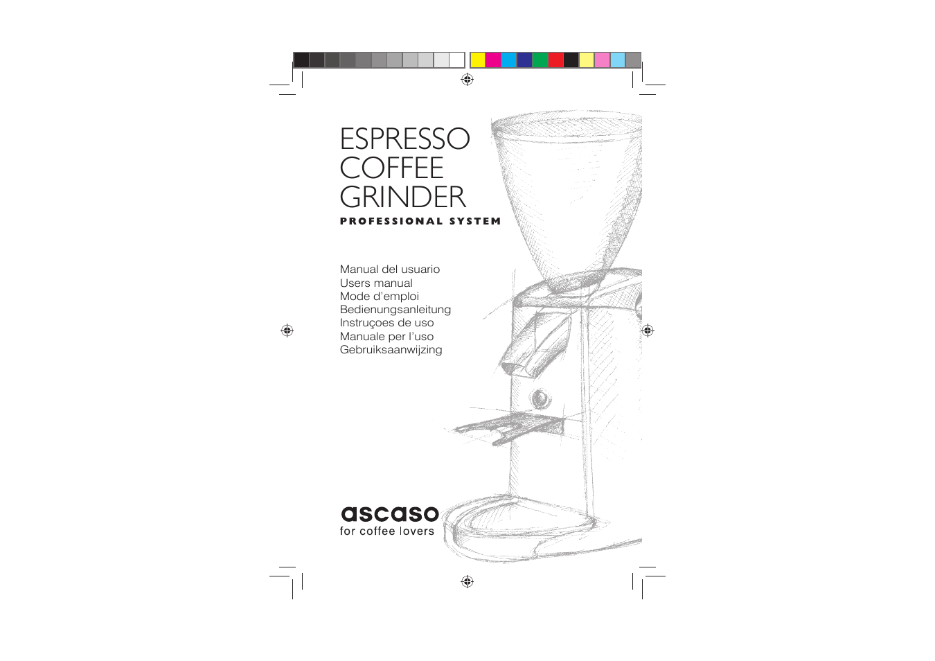 Ascaso Molino User Manual | 64 pages