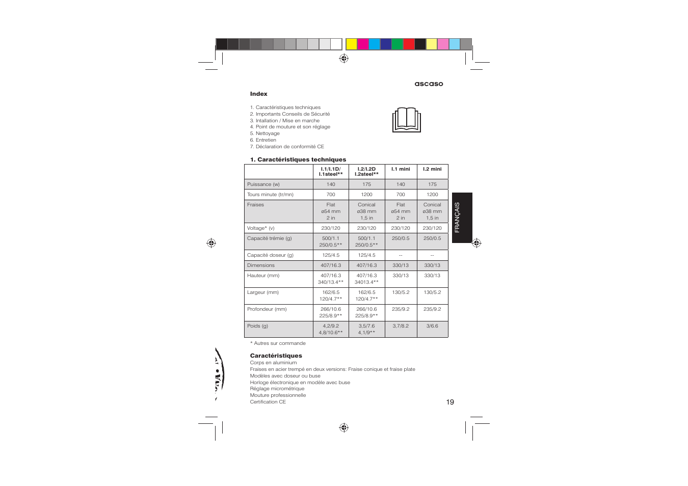 Ascaso Molino User Manual | Page 21 / 64