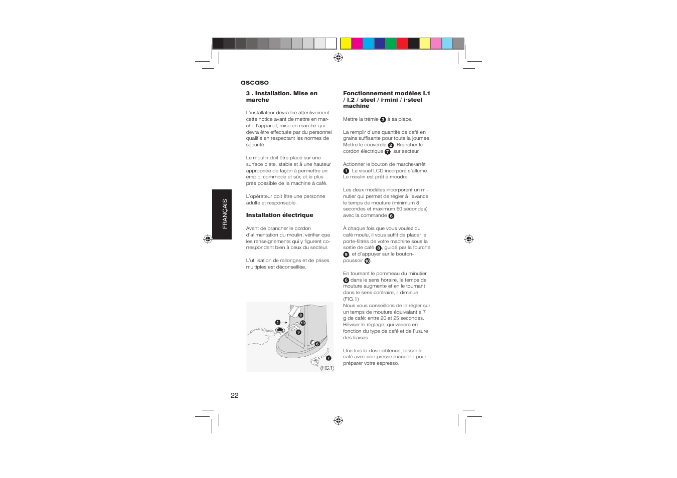 Ascaso Molino User Manual | Page 24 / 64