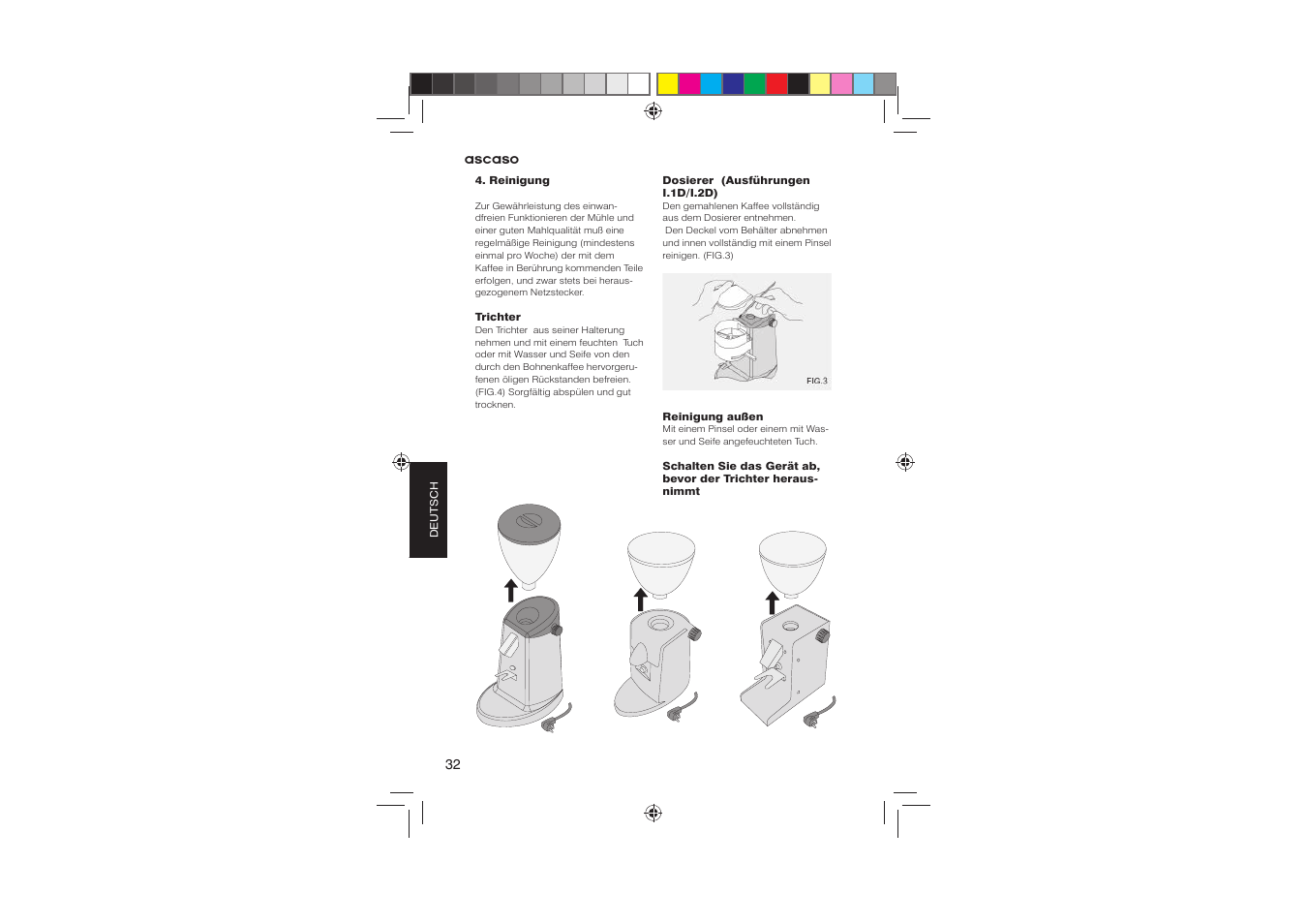 Ascaso Molino User Manual | Page 34 / 64