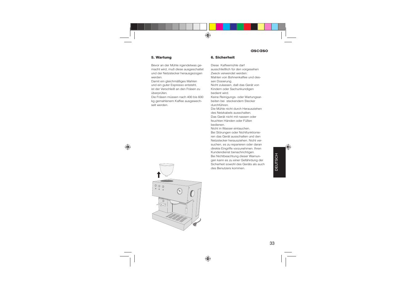 Ascaso Molino User Manual | Page 35 / 64