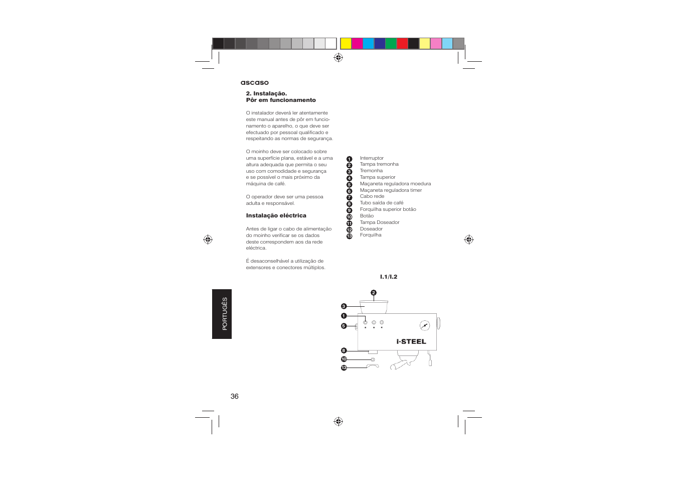 Ascaso Molino User Manual | Page 38 / 64