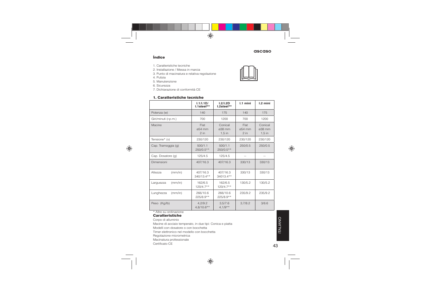 Ascaso Molino User Manual | Page 45 / 64
