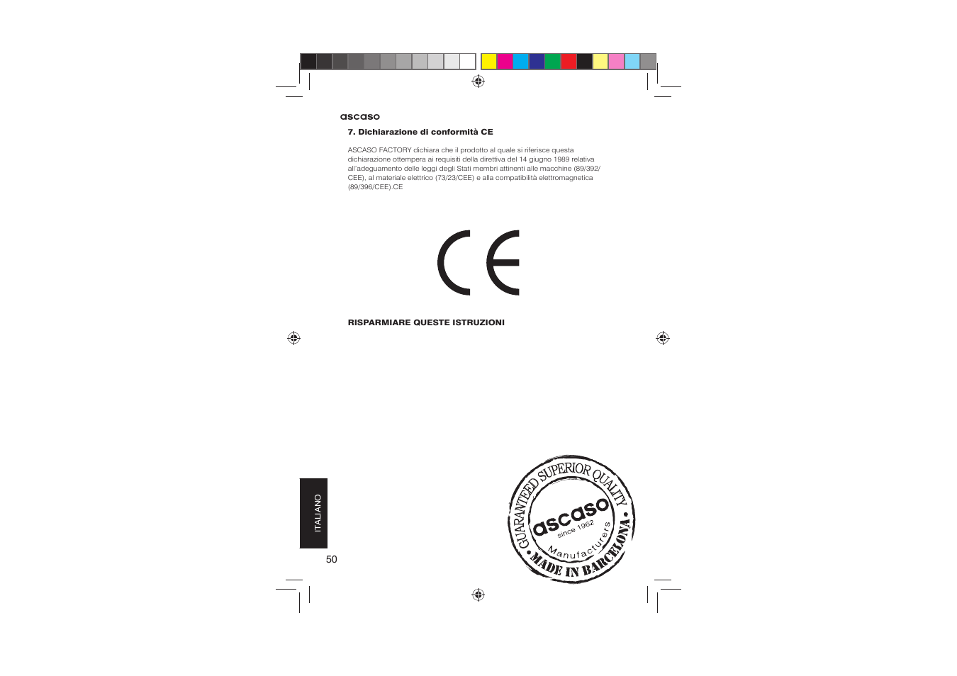 Ascaso Molino User Manual | Page 52 / 64