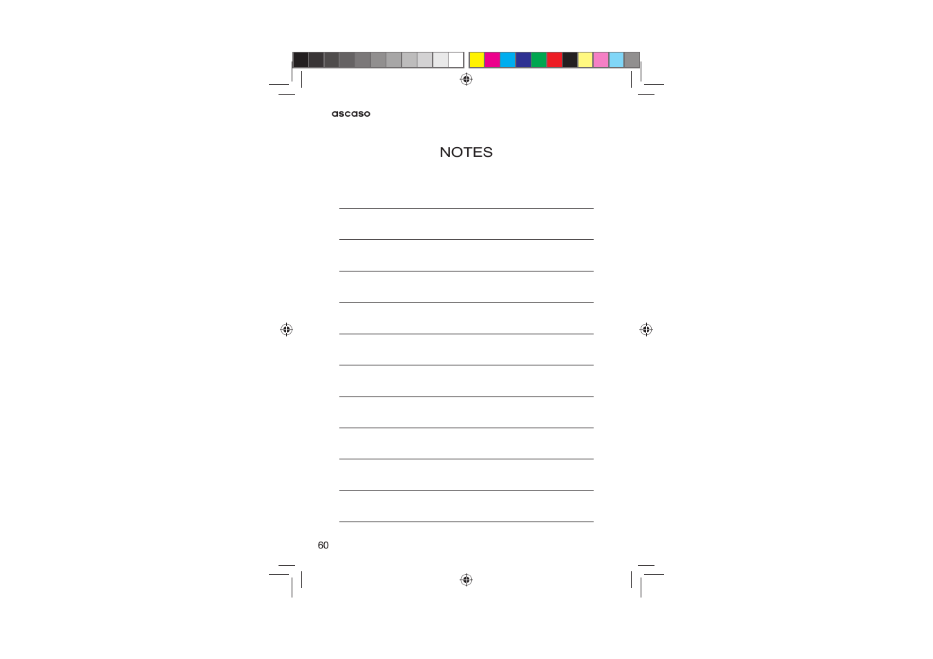Ascaso Molino User Manual | Page 62 / 64