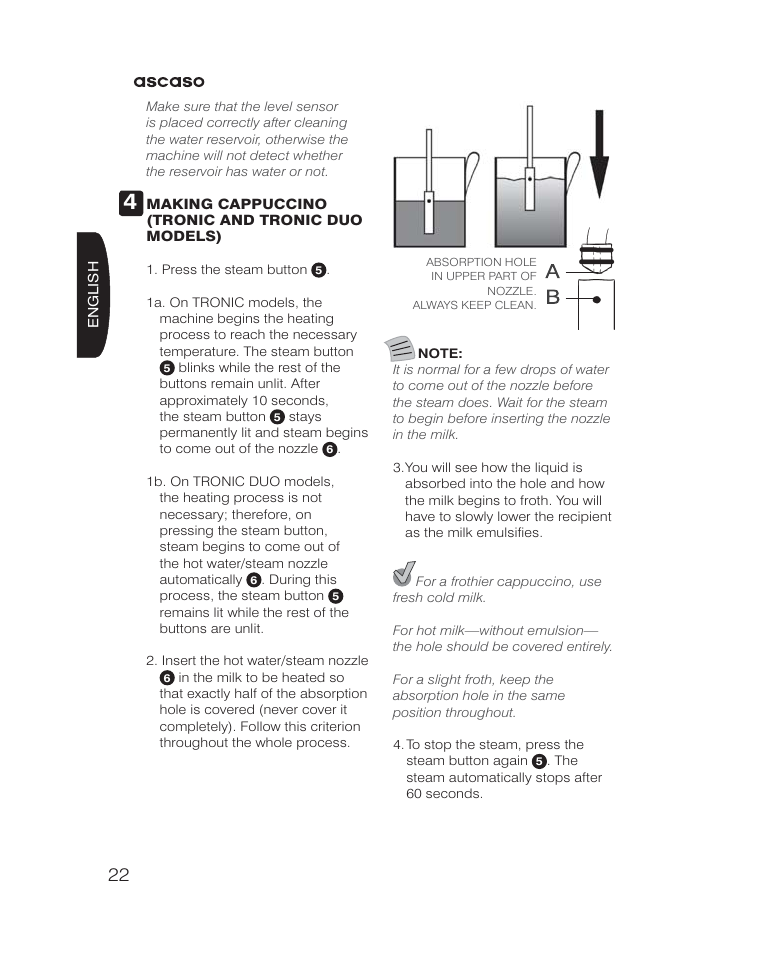 Ascaso KAP User Manual | Page 22 / 52