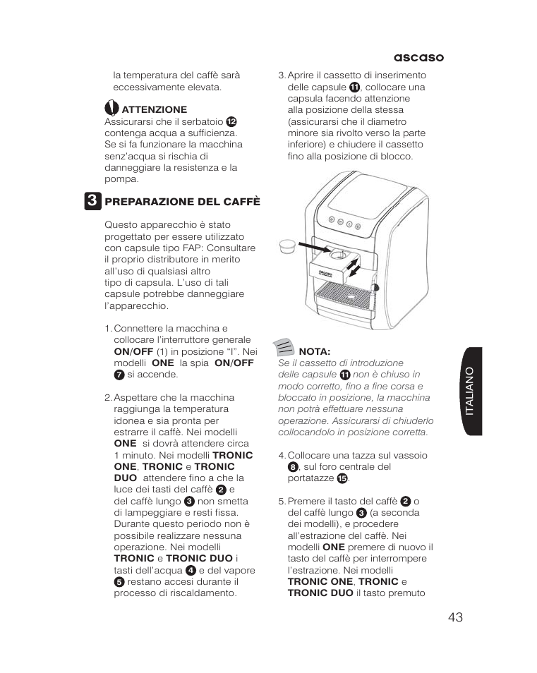 Ascaso KAP User Manual | Page 43 / 52