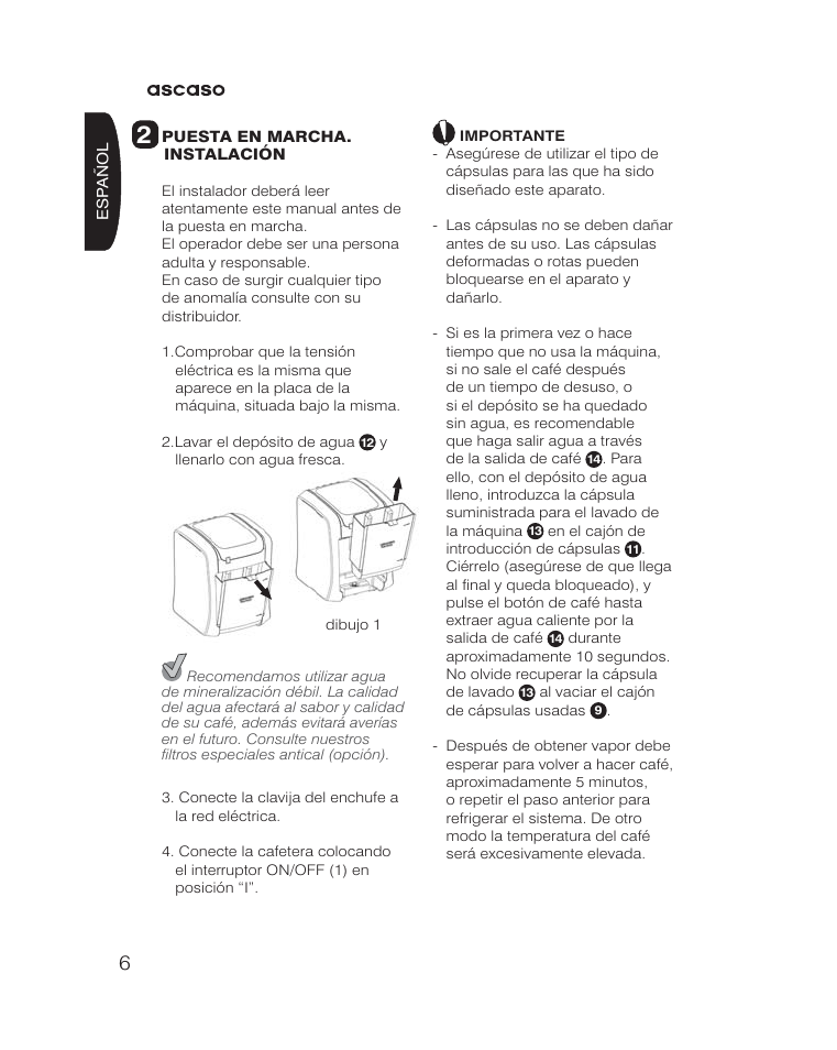 Ascaso KAP User Manual | Page 6 / 52