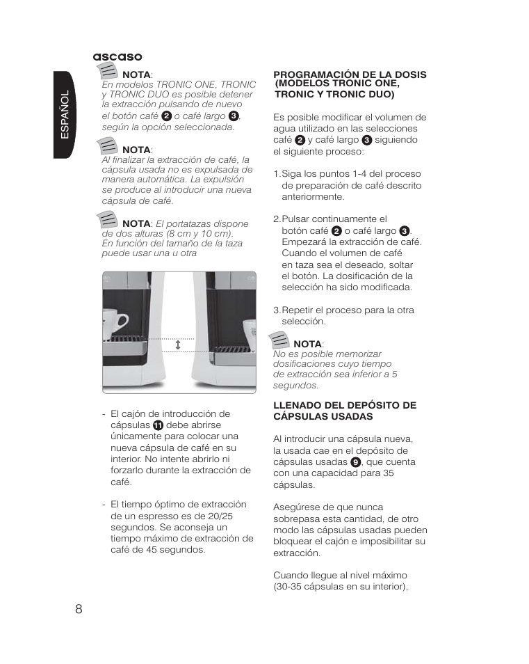 Ascaso KAP User Manual | Page 8 / 52