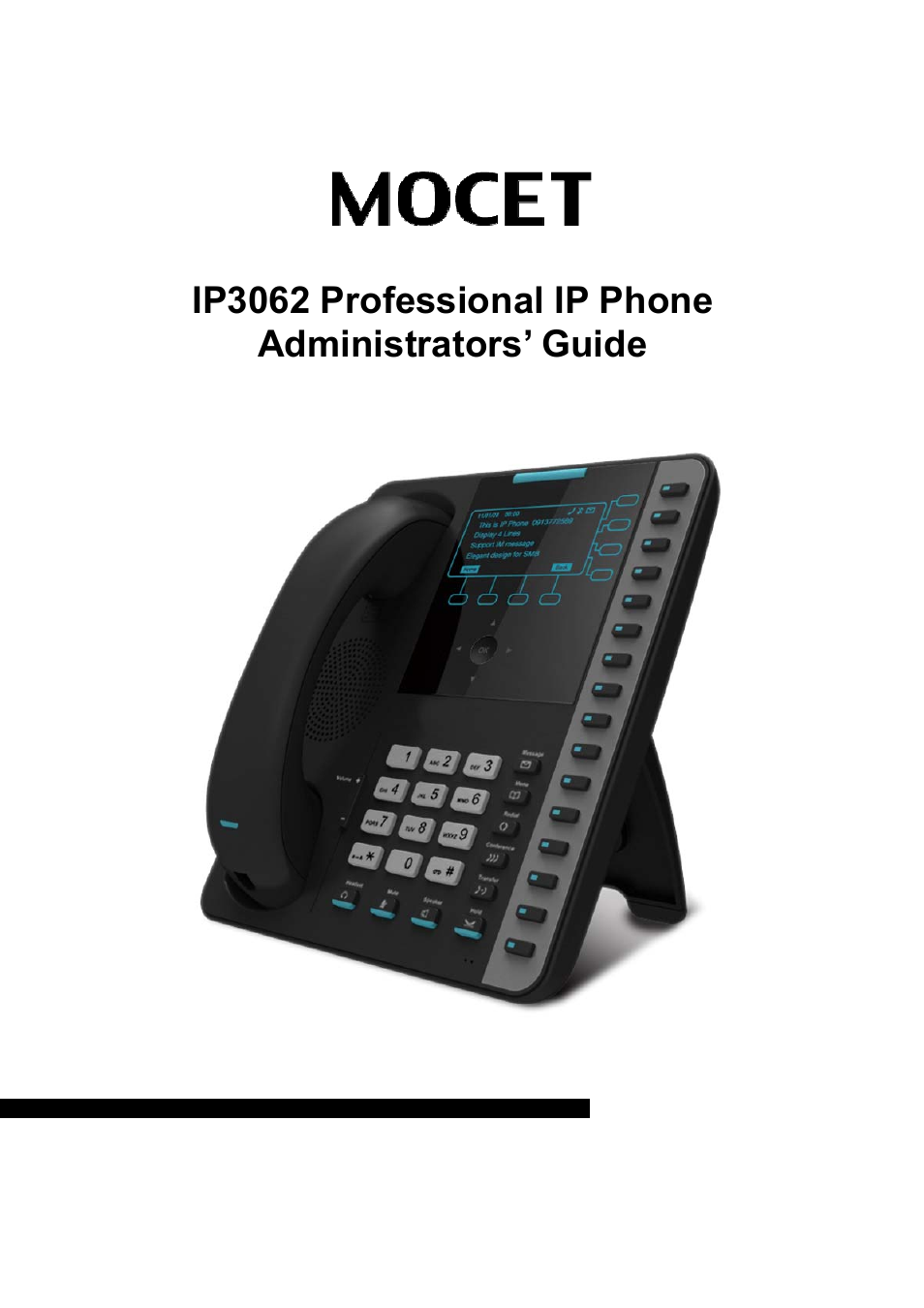 ATL Telecom IP-3062 PoE Professional IP Telephone User Manual | 74 pages