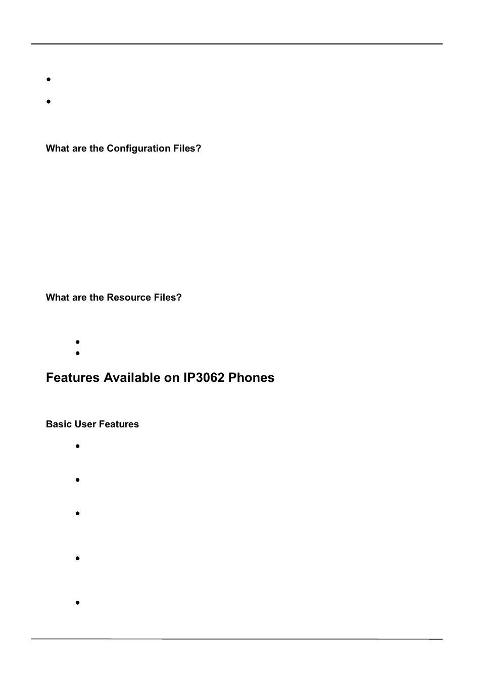 Features available on ip3062 phones | ATL Telecom IP-3062 PoE Professional IP Telephone User Manual | Page 15 / 74