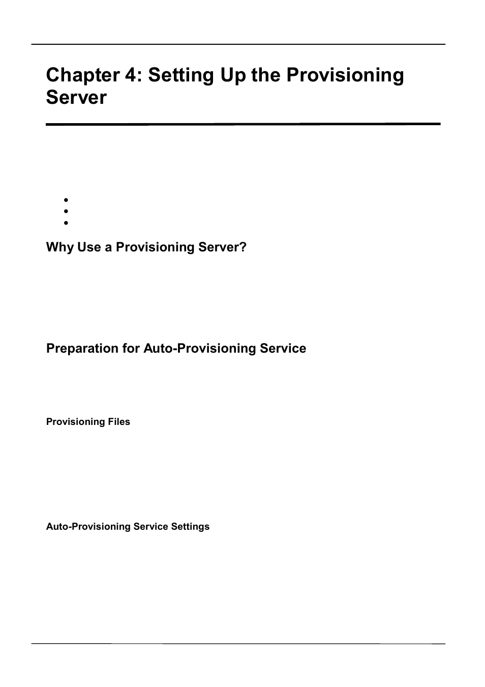 Chapter 4: setting up the provisioning server, Why use a provisioning server, Preparation for auto-provisioning service | ATL Telecom IP-3062 PoE Professional IP Telephone User Manual | Page 27 / 74