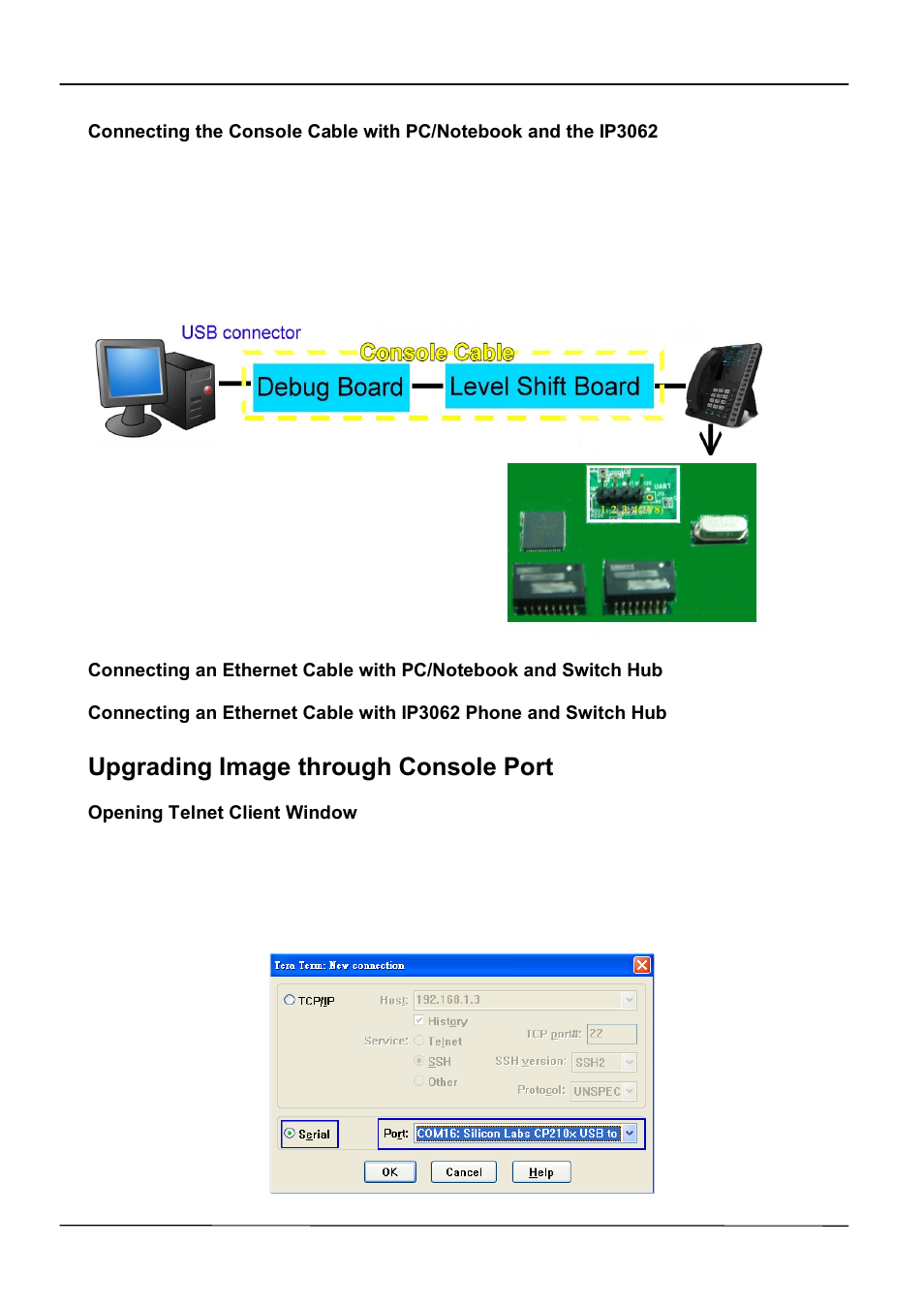 Upgrading image through console port | ATL Telecom IP-3062 PoE Professional IP Telephone User Manual | Page 69 / 74