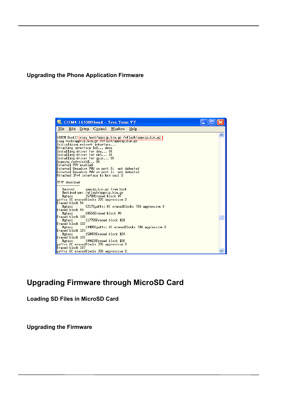 Upgrading firmware through microsd card | ATL Telecom IP-3072 PoE Smart Office IP Telephone User Manual | Page 83 / 84