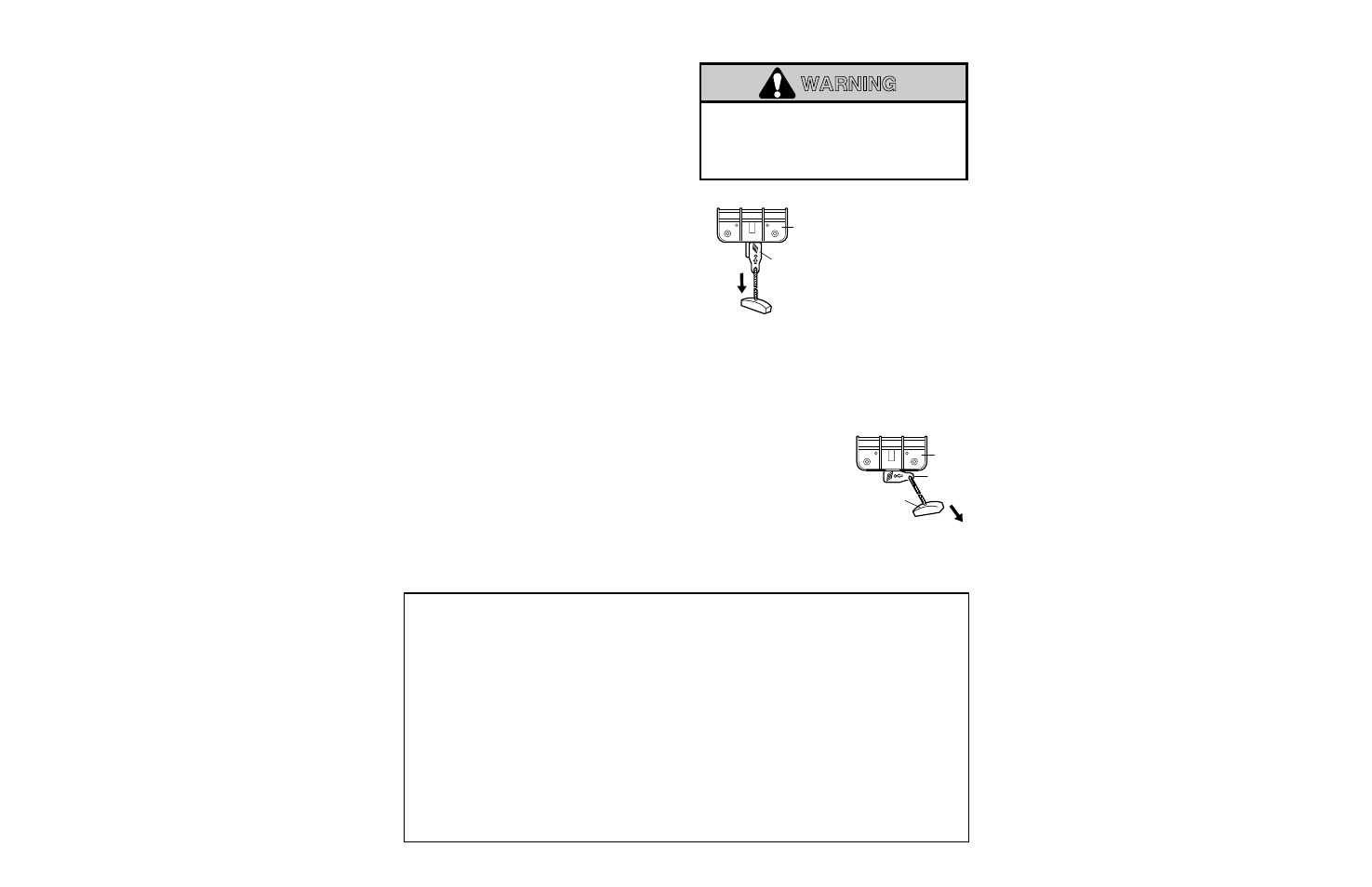 Operation of your opener, A warning, Lockout position (manual disconnect) | To reconnect, Operation of the door controls, Warning | Chamberlain 2000SDC 1/2HP User Manual | Page 28 / 36