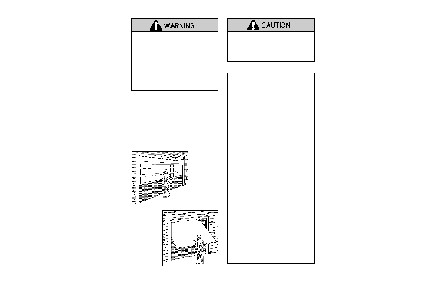 Safety information and precautions, Hardware supplied, Warmns | Chamberlain 2000SDC 1/2HP User Manual | Page 3 / 36