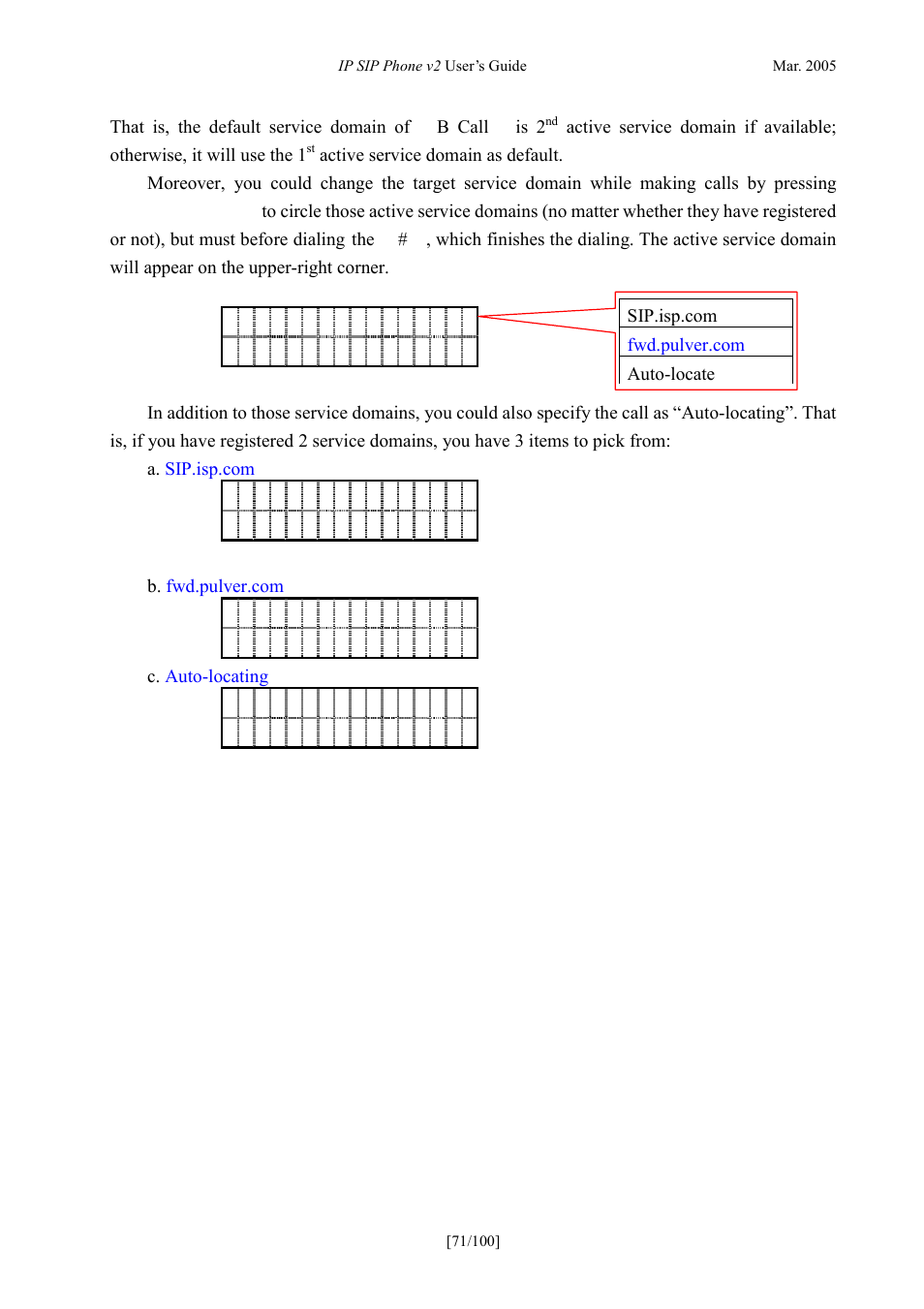 ATL Telecom IP300S User Manual | Page 71 / 100
