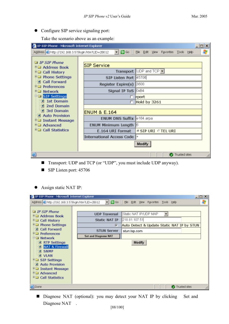 ATL Telecom IP300S User Manual | Page 88 / 100