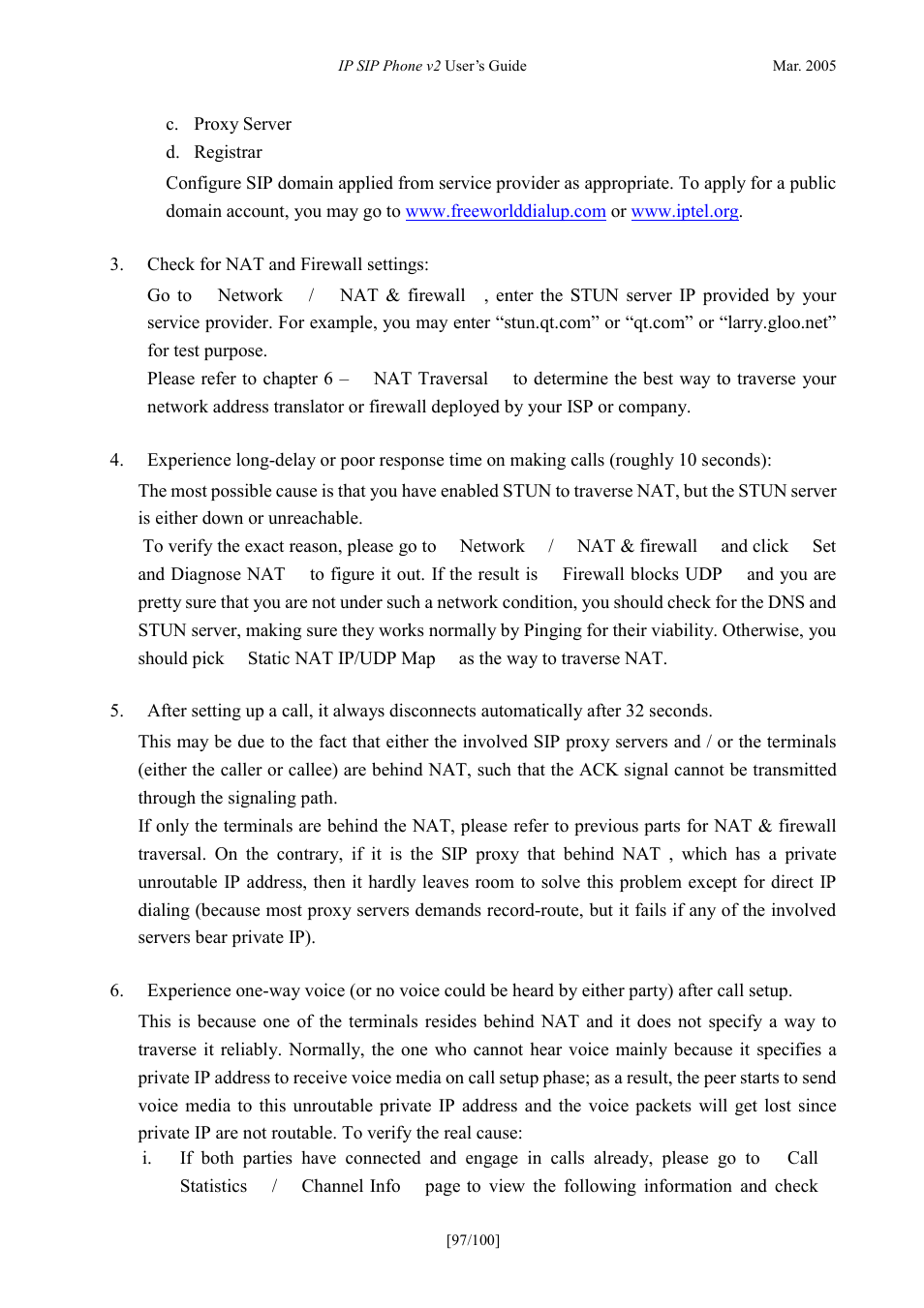 ATL Telecom IP300S User Manual | Page 97 / 100