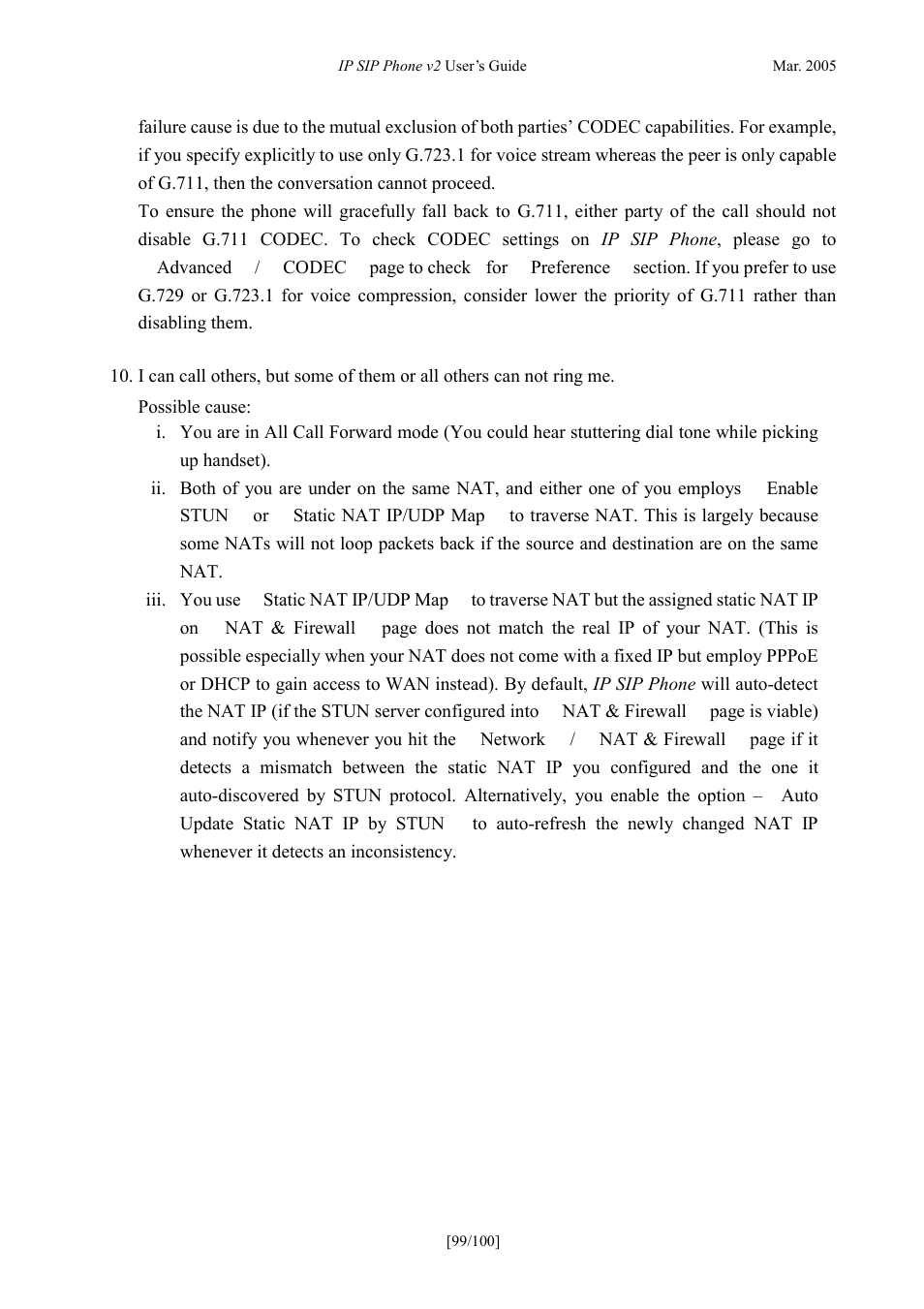 ATL Telecom IP300S User Manual | Page 99 / 100