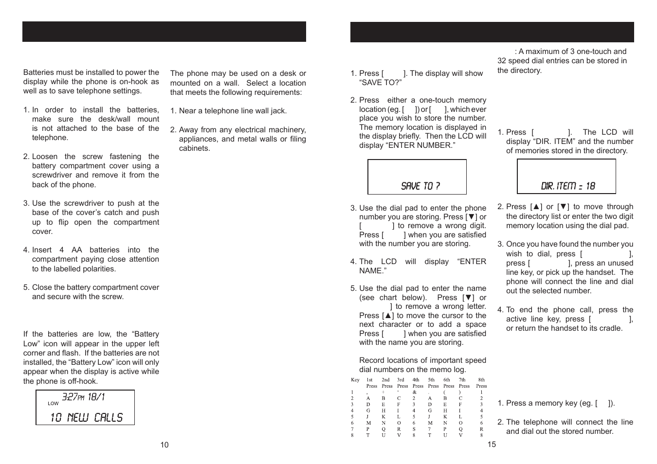 ATL Telecom Delta 700 User Manual | Page 10 / 24