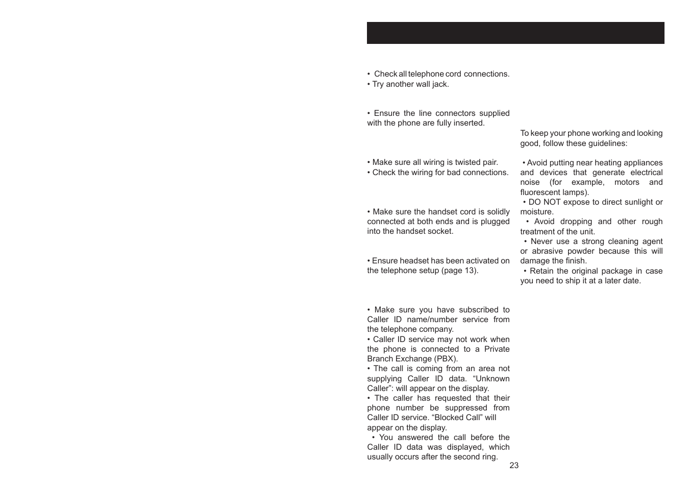 ATL Telecom Delta 700 User Manual | Page 23 / 24