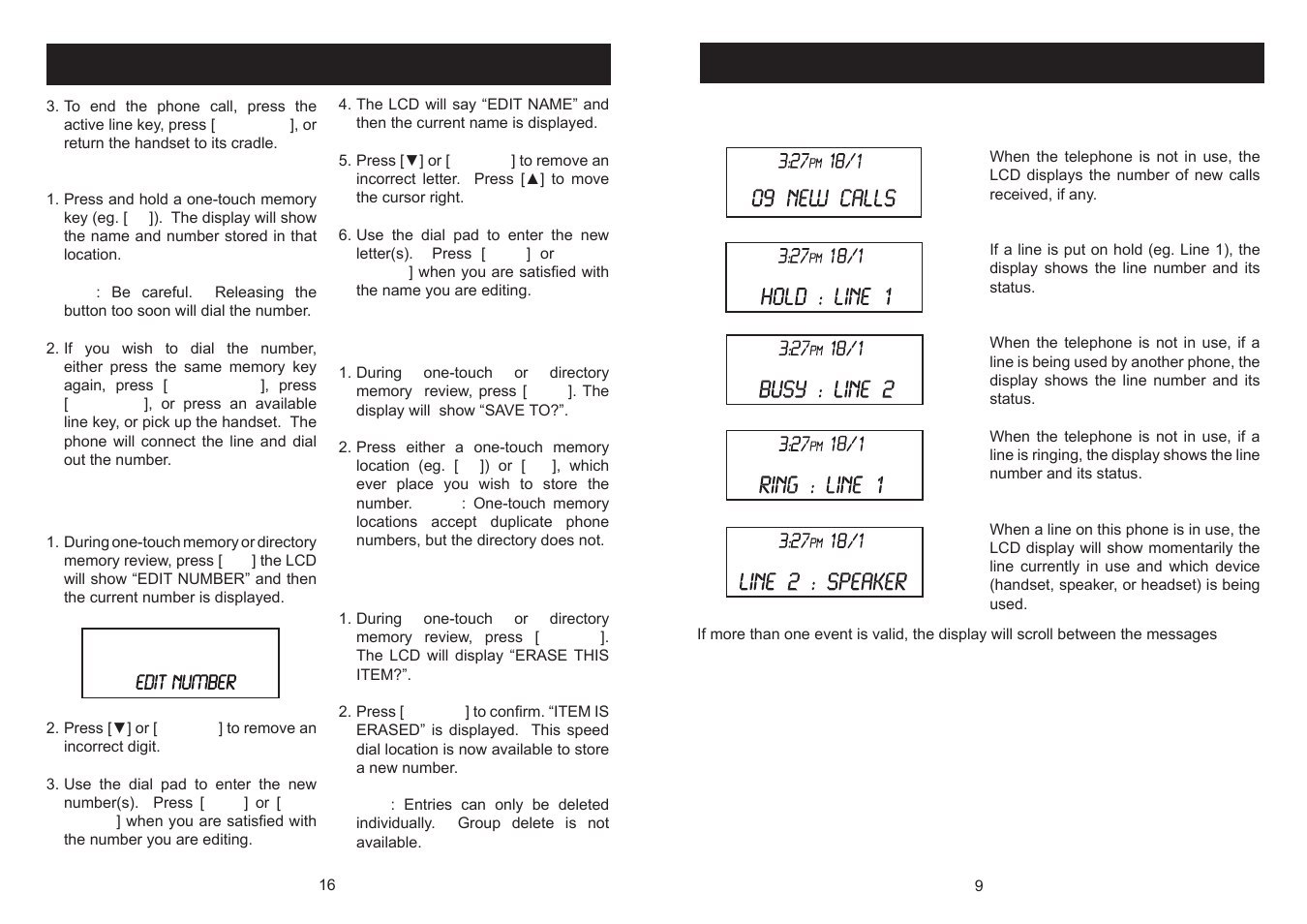 ATL Telecom Delta 700 User Manual | Page 9 / 24