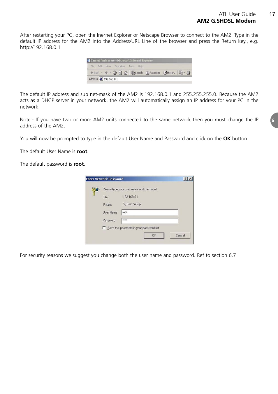 ATL Telecom AM2 User Manual | Page 17 / 110