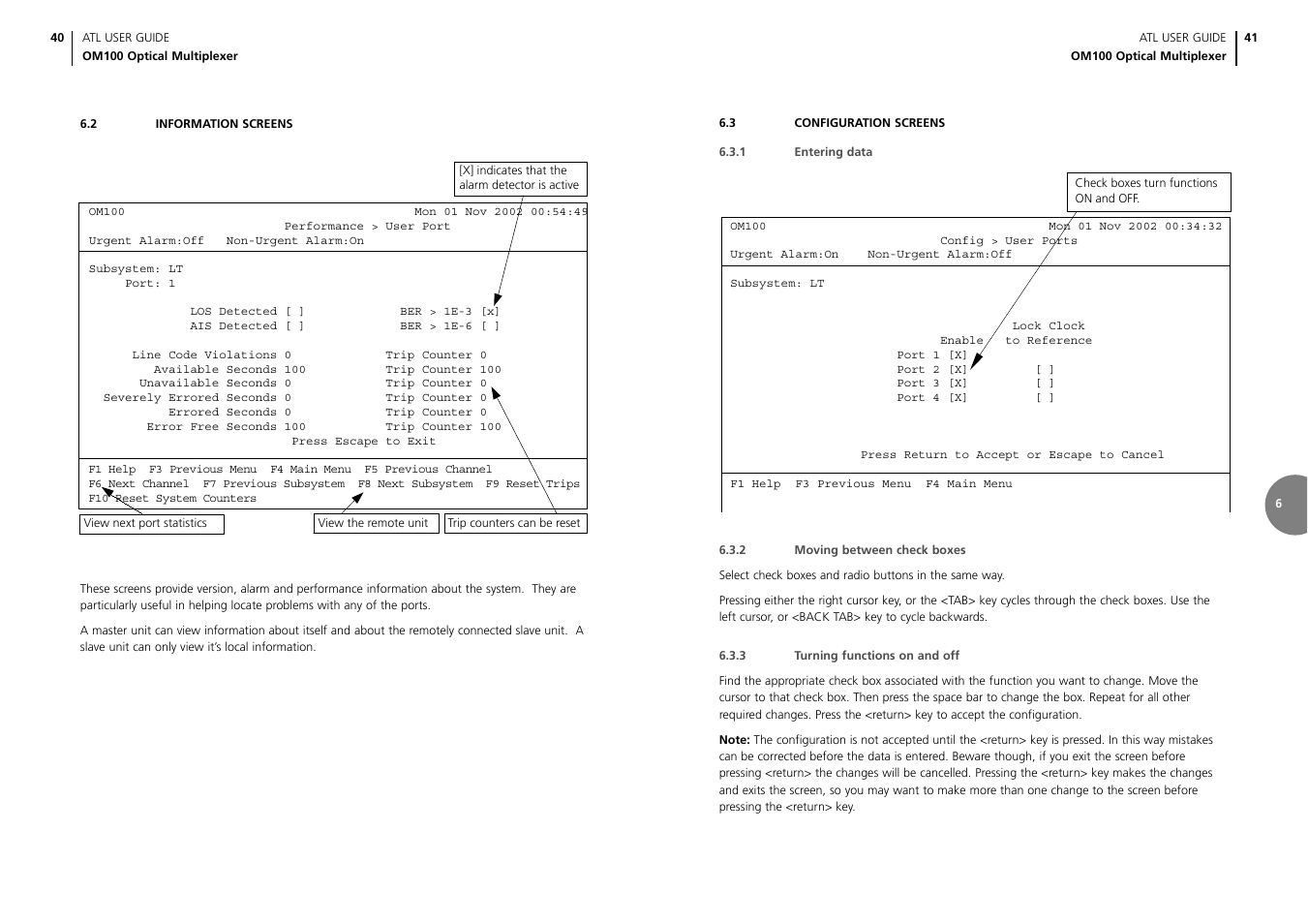 ATL Telecom OM100 User Manual | Page 22 / 46